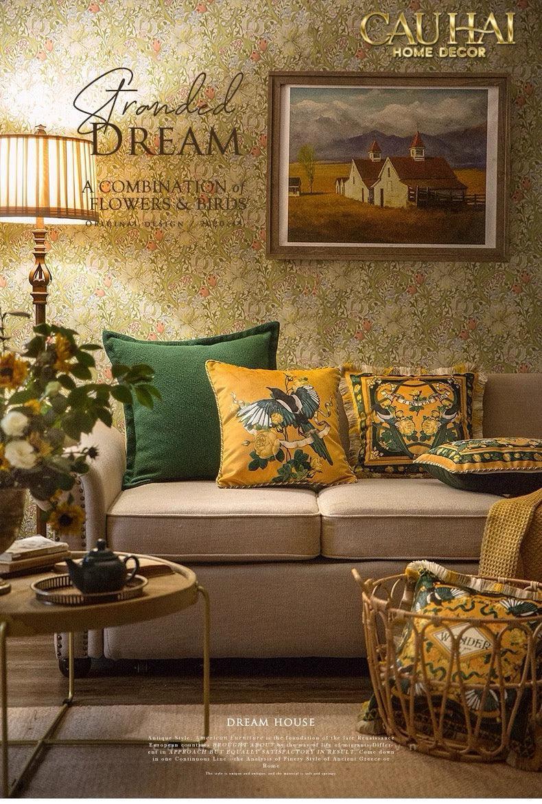 L’Atelier Du Cusson - Vỏ Gối Nhung Minh Hoàng D 30x50-vỏ gối-CẬU HAI HOME DECOR