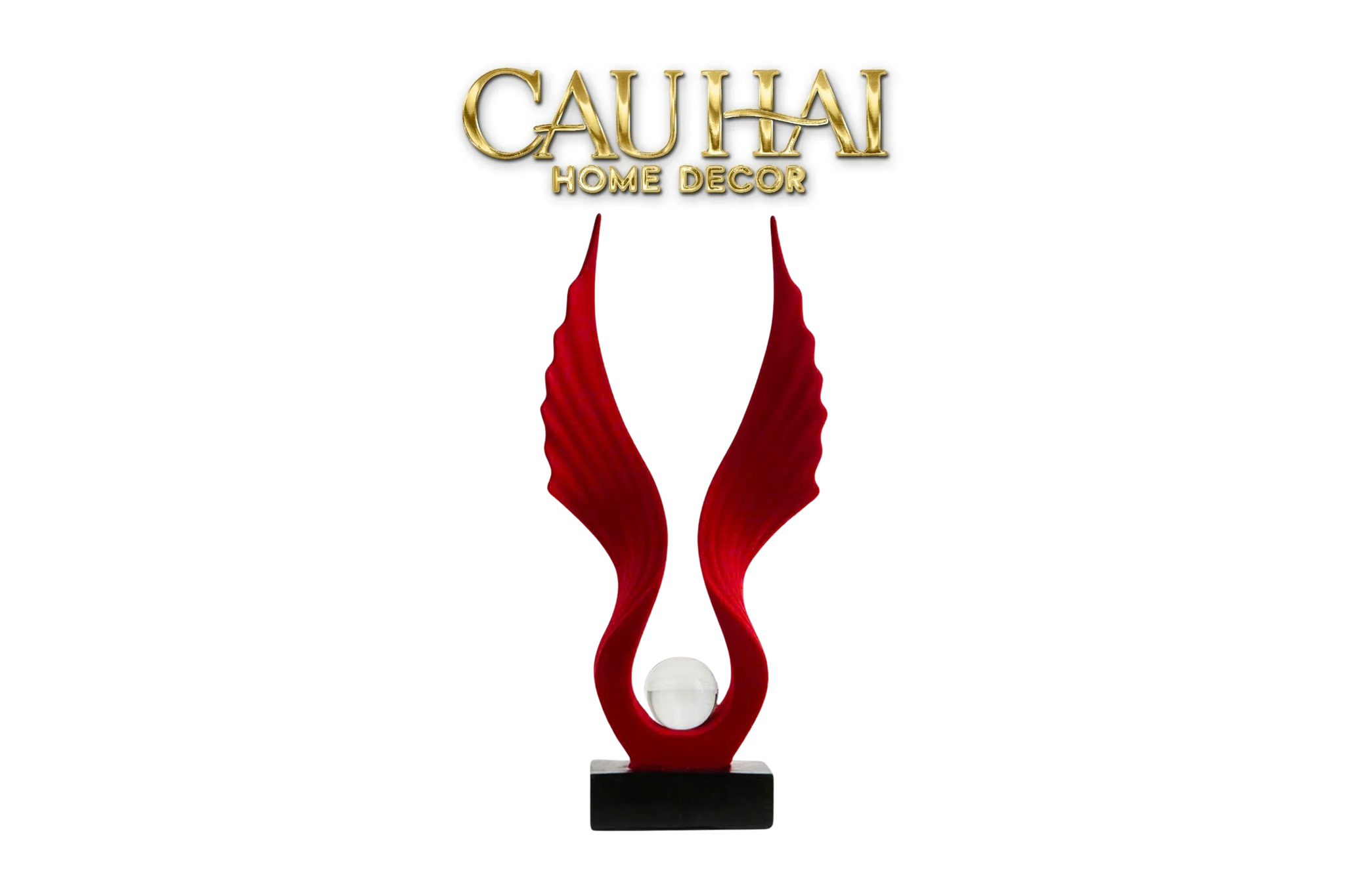 Tượng Nhung Đỏ Scarlet Wings Red Velvet 15x31