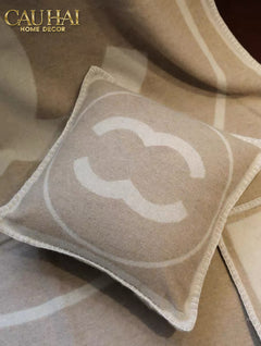 Les Cussins D’Élégance - Vỏ Gối Tweed Coco - Gray-vỏ gối-CẬU HAI HOME DECOR