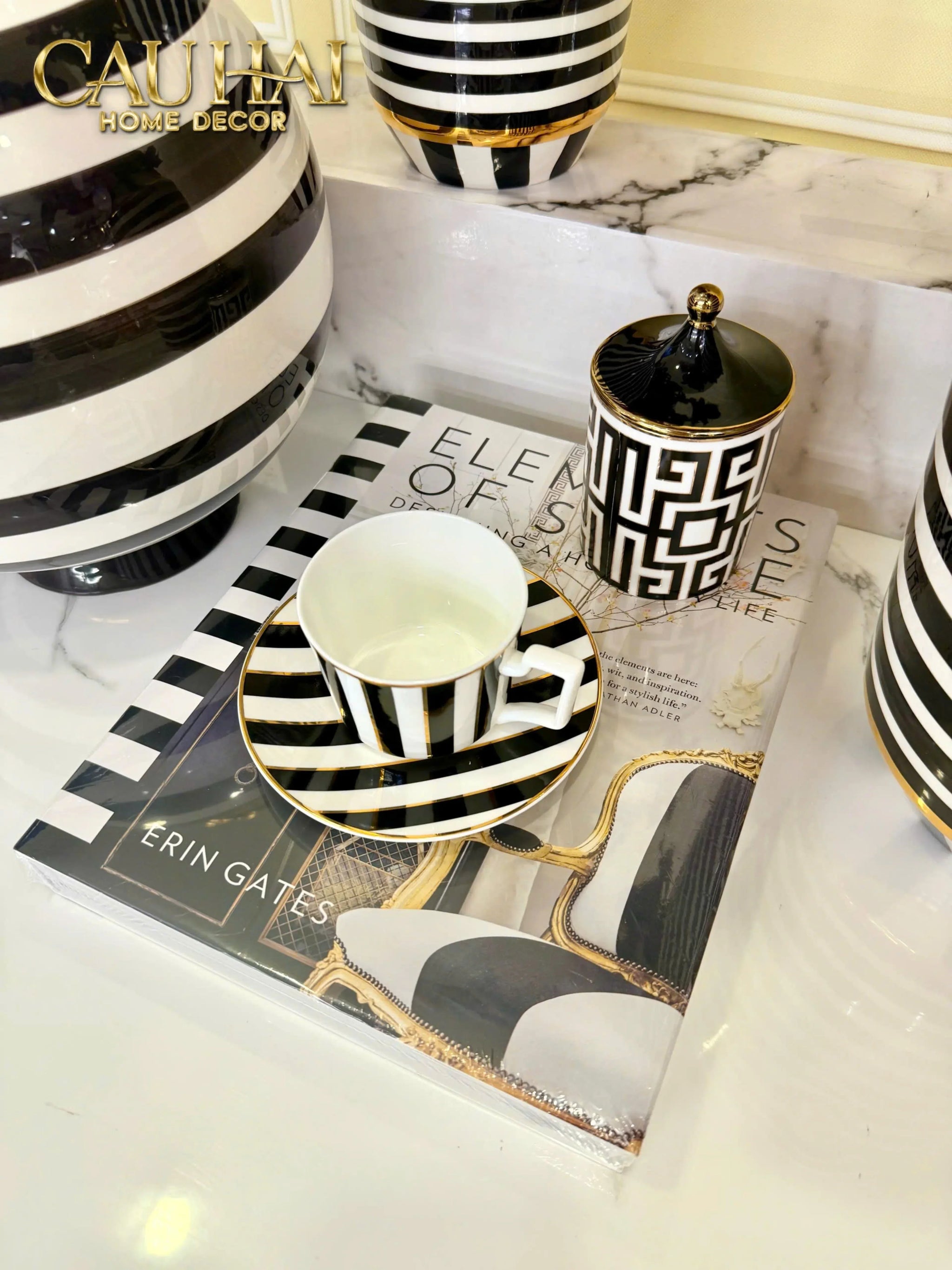 Lọ Luxe Royale Meander Key-CẬU HAI HOME DECOR