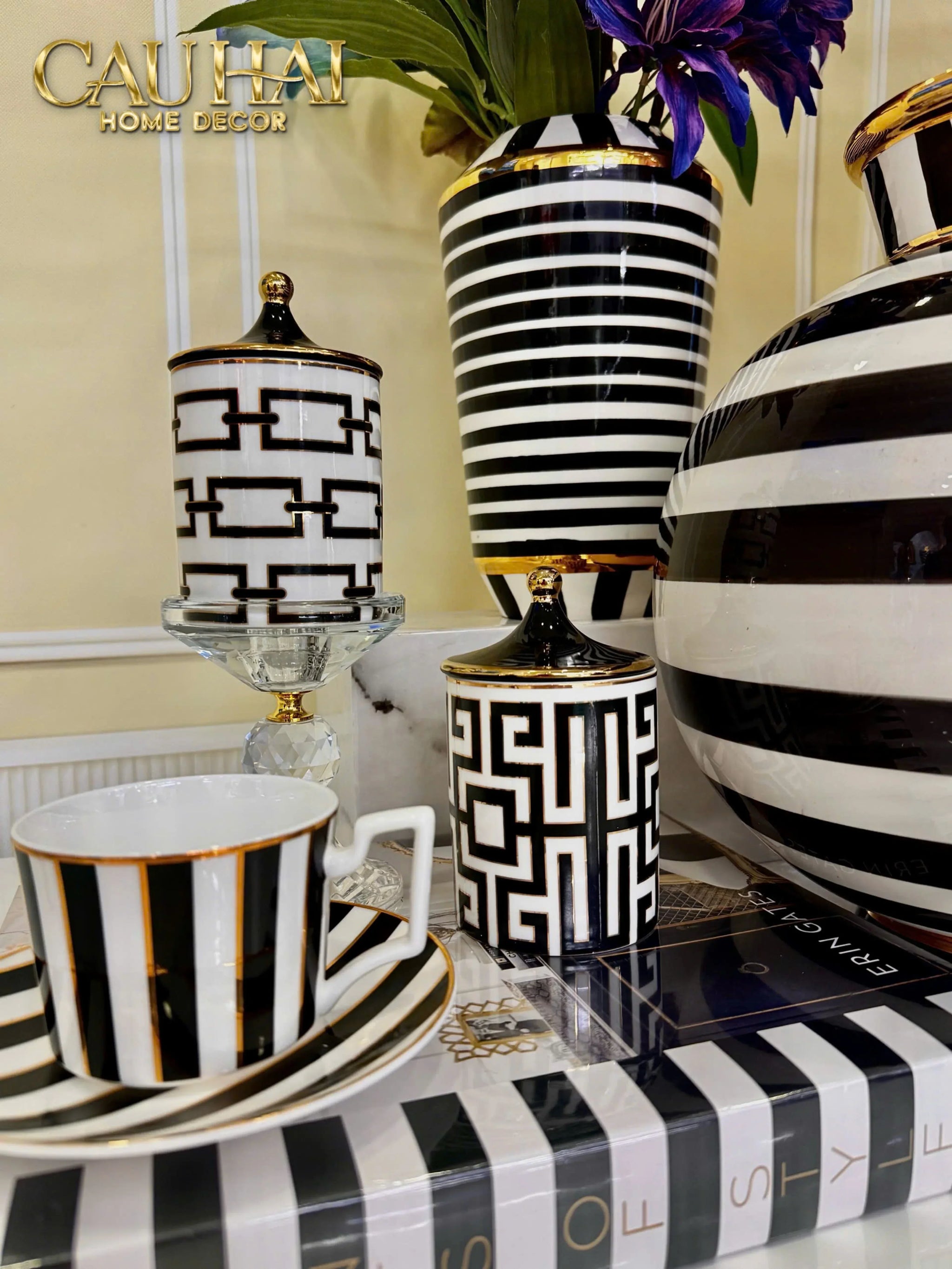 Lọ Luxe Royale Meander Key-CẬU HAI HOME DECOR