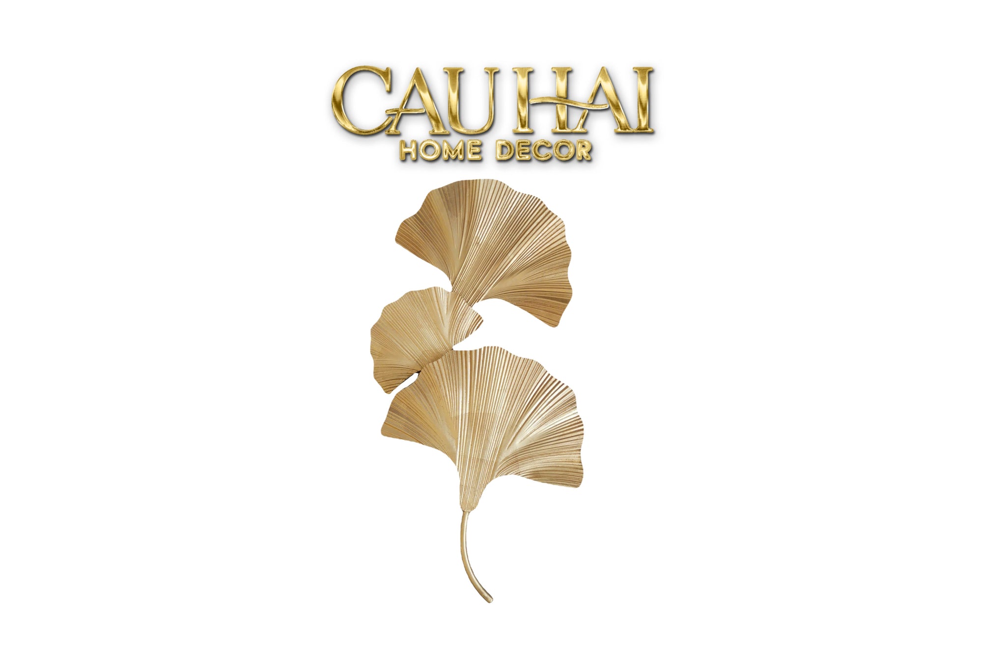 Maison Coutour - Đèn Tường Ginkgo Leaf D'or 14K Wall Sconce