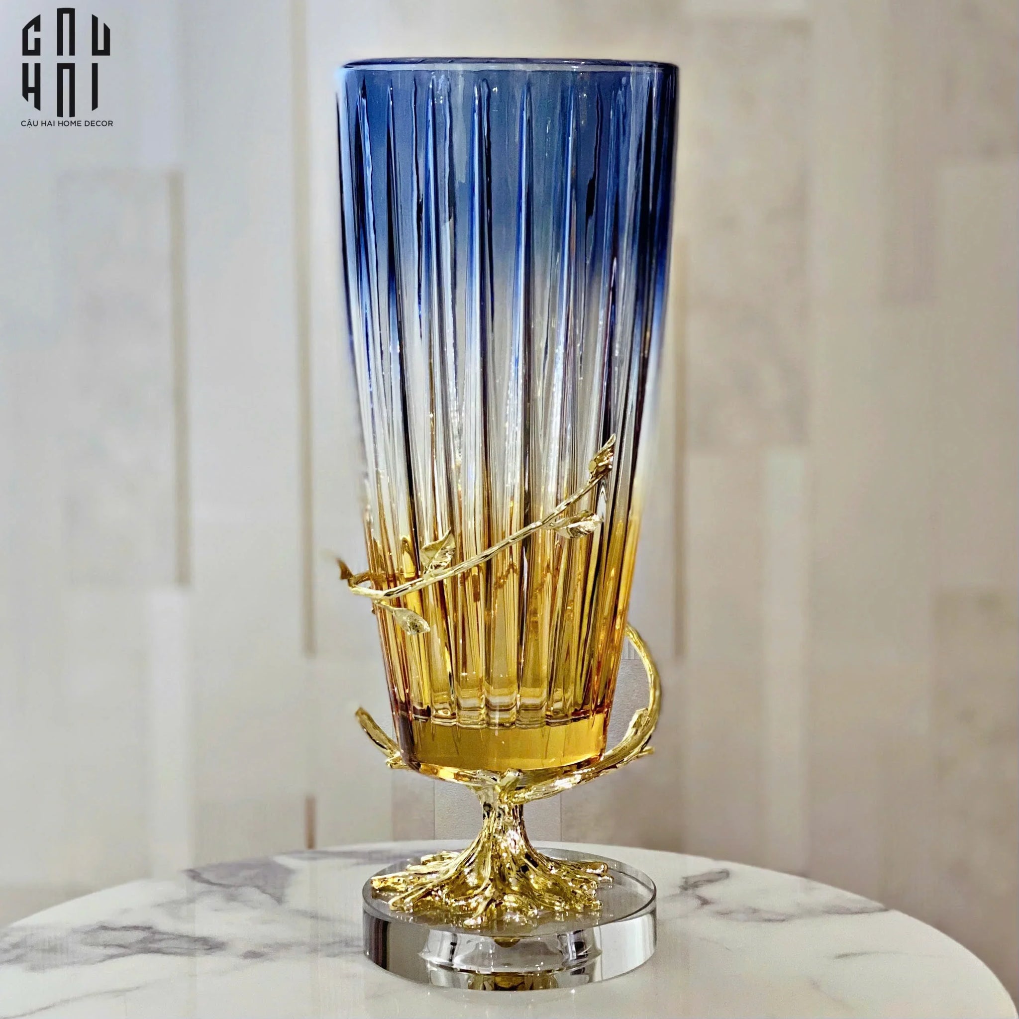 Maison Couture - Bình Hoa Pha Lê The Crystal Of Ocean Ss25-Bình Hoa-CẬU HAI HOME DECOR