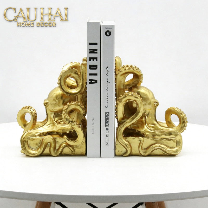 Maison Couture - Chặn Sách Bạch Tuộc Octavia D’Or 30×13×H20-CẬU HAI HOME DECOR