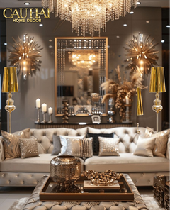 Maison Couture - Đèn Bàn Andrew Iconique Allure Métallique Gold H78-ĐÈN BÀN-CẬU HAI HOME DECOR