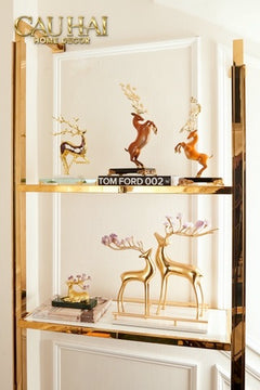 Maison Couture - Set 2 Tượng Thiên Gạc Hươu Les Cerfs Jumeaux à la Ramure Divine 37/44-TƯỢNG TRANG TRÍ-CẬU HAI HOME DECOR