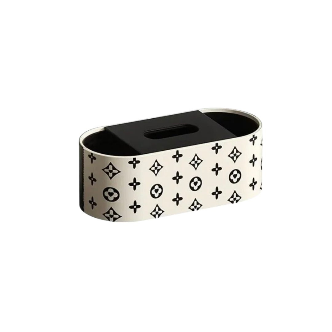 Hộp Khăn Giấy Da Peau D'Ivoire Fleurissant Monogram Up