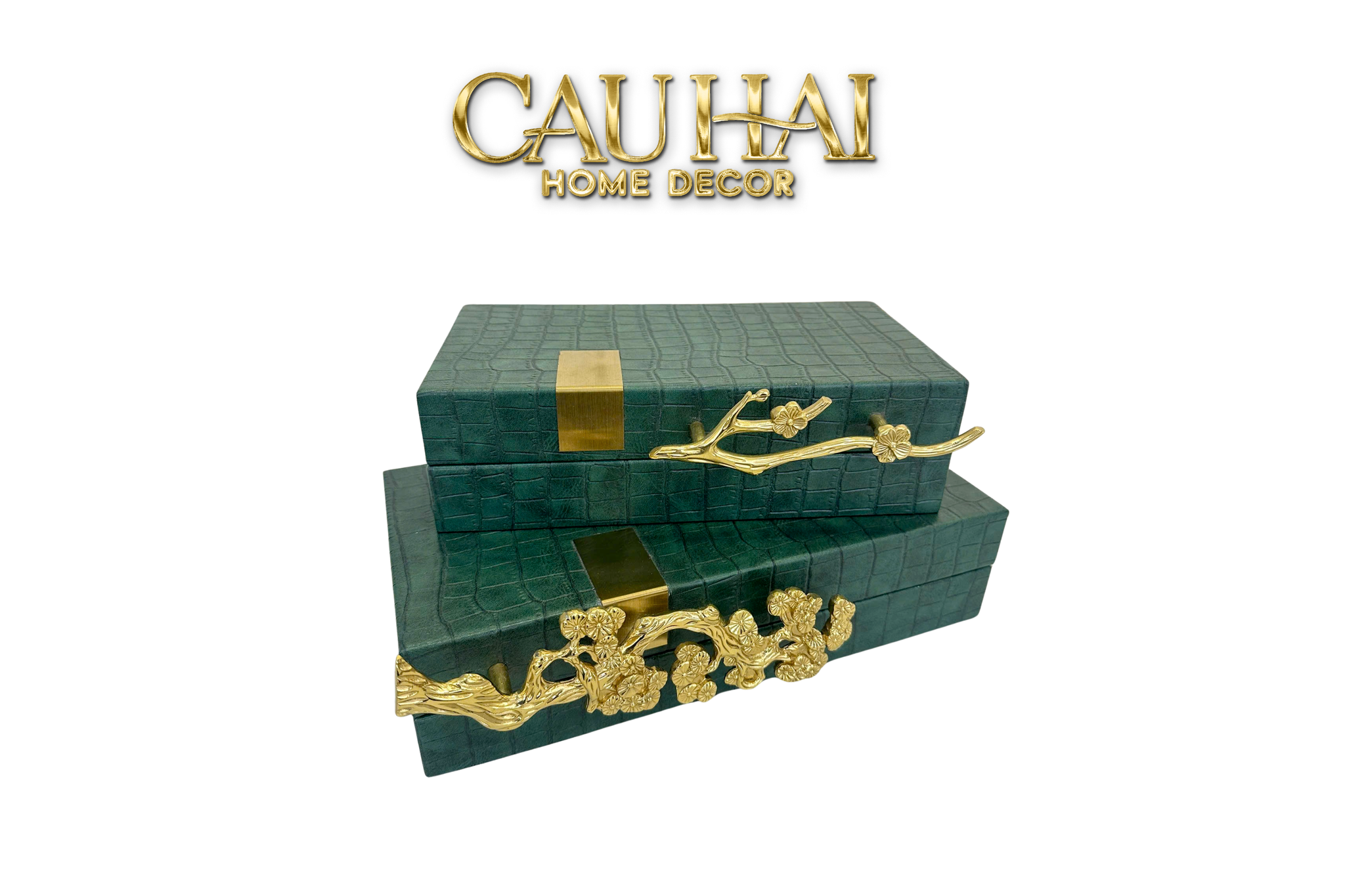 HOME COUTURE - SET 2 HỘP TRANG SỨC EMERALD DYNASTY JARDIN