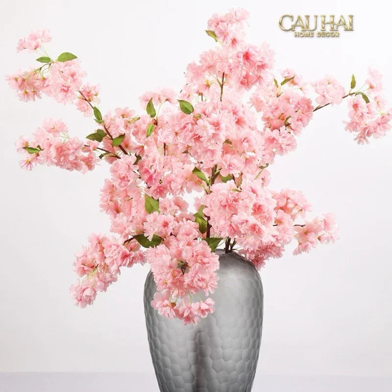 Set 2 Cành Hoa Anh Đào - Brush Pink Sakura-CẬU HAI HOME DECOR
