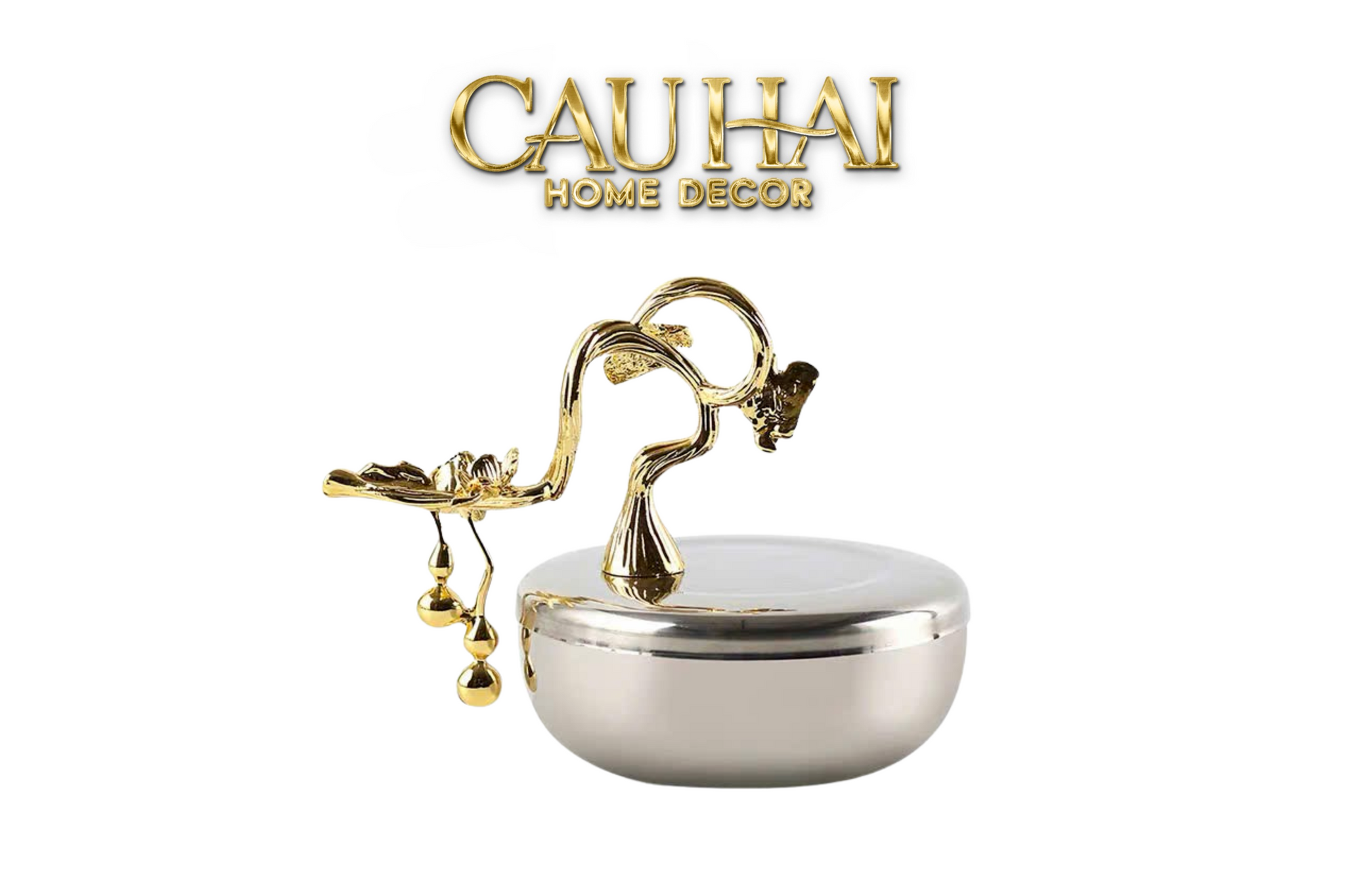 HOME COUTURE - LỌ PLATINUM IMPERIAL BIRD NEST JAR