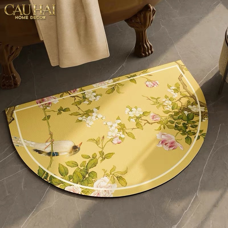 Tết Couture - Thảm Cửa Microfiber 50x80 - Kim Oanh Nghênh Xuân - CẬU HAI HOME DECOR