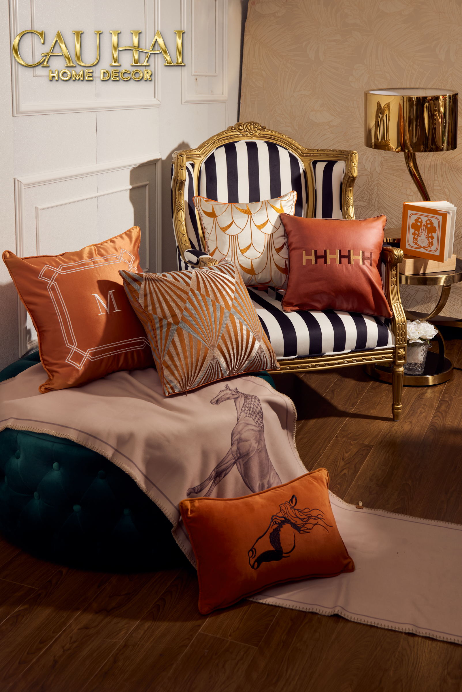 Lux Leather Terra Signature Penta H 45 Pillow Cover