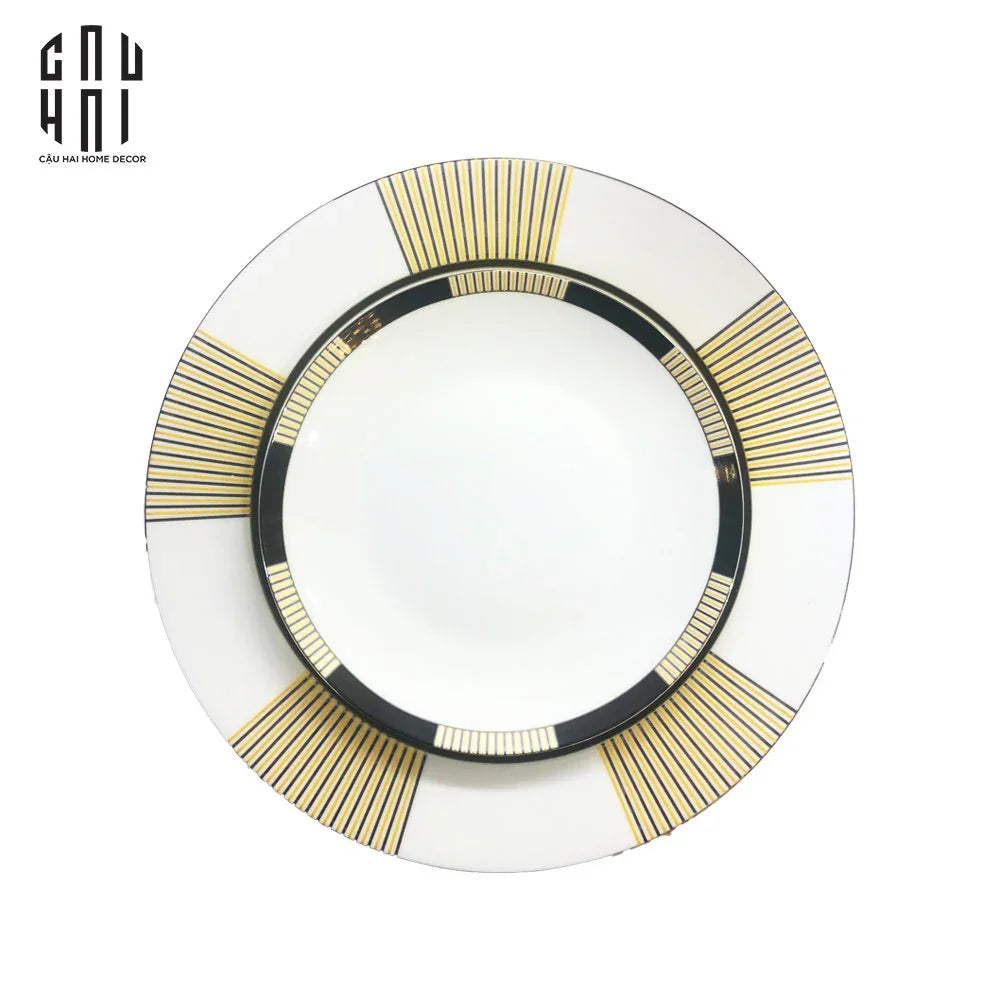 Alure - Set 2 Dinner Plate Ss22-CẬU HAI HOME DECOR