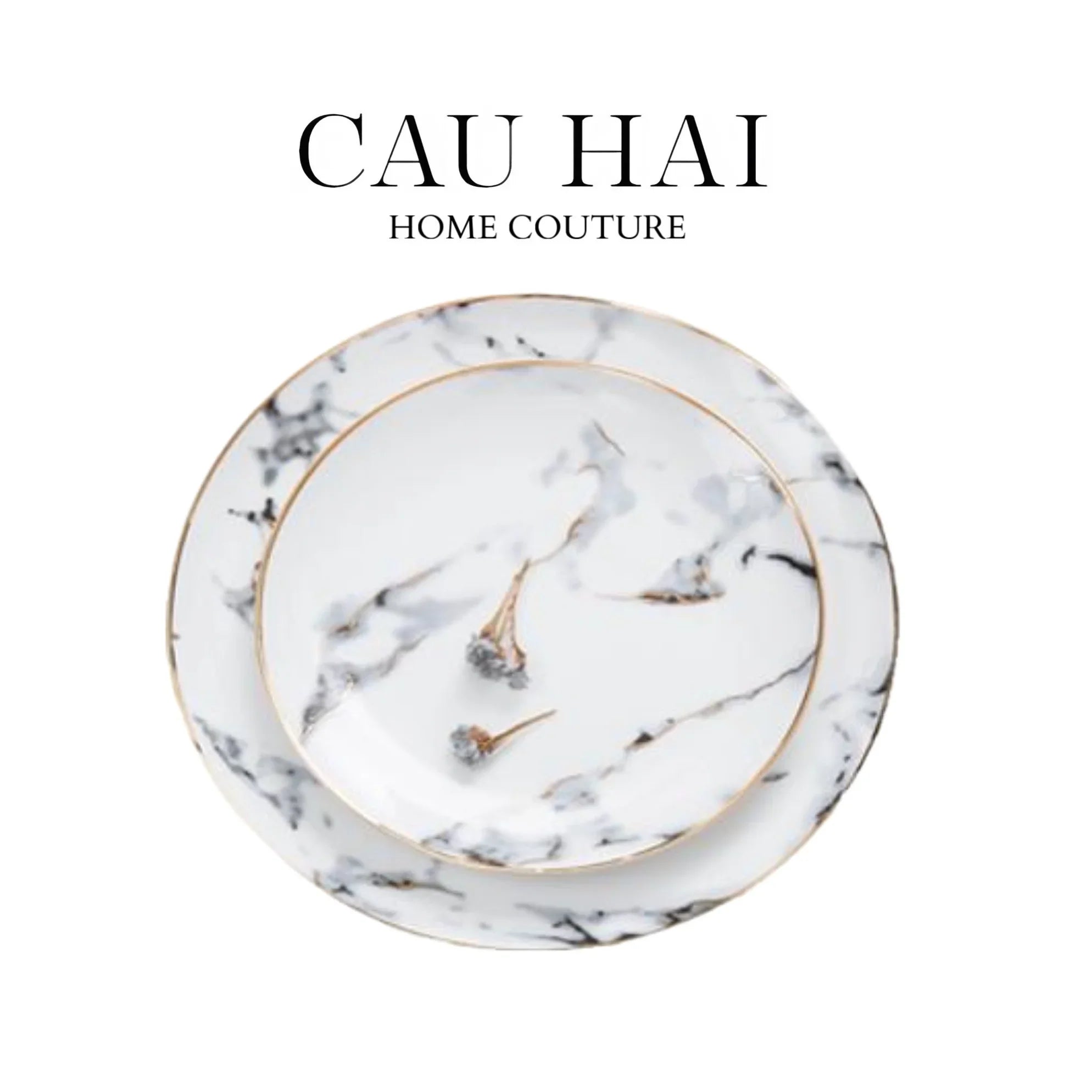 Arthur Dinner Plate Set 2Pcs - CẬU HAI HOME DECOR
