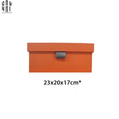 Auburn Modern Leather Box Size S 23x20x17-HỘP TRANG SỨC-CẬU HAI HOME DECOR