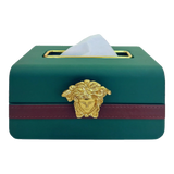 Hộp Khăn Giấy Lux Veridant Leather  - Medusa Spéciale Édition