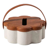 Hộp Khăn Giấy Handy Lux Leather Hazel Bloom
