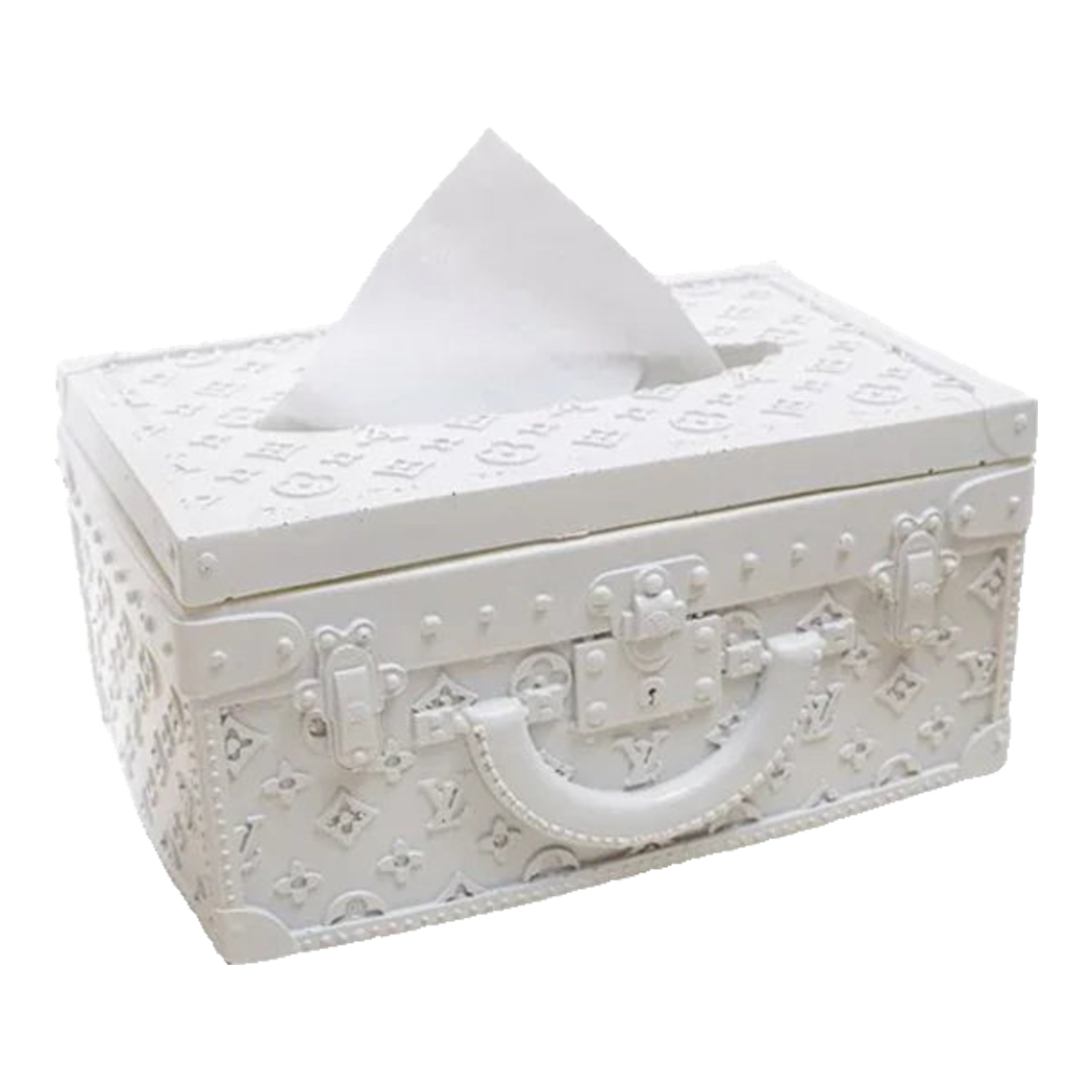 Hộp Khăn Giấy Composite Blanc  Louis Trunk Up