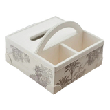 Hộp Khăn Giấy 3 Ngăn Handy Opaline  Flora Tonkin