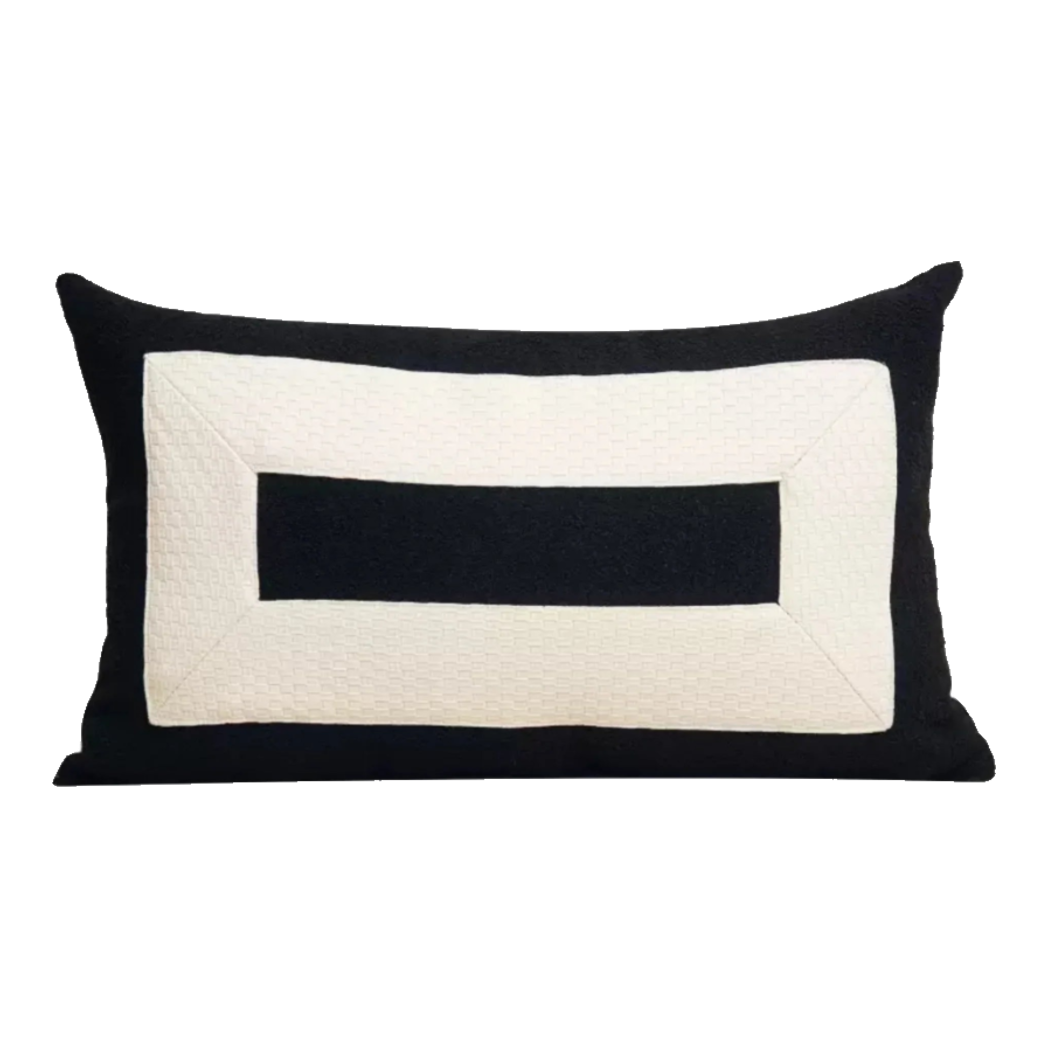 Gối Tweed Lux Leather Minus Arch 30X50