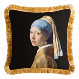 Maison Couture - Vỏ Gối Nhung La Jeune Fille À La Perle By Vermeer 45