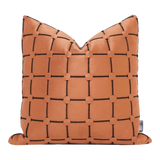 Vỏ Gối Nhung Lux Leather Crossline Terra 45