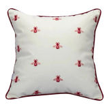Maison Couture - Vỏ Gối Da  Fuchsia Sparkle Bee L’Abeille  45