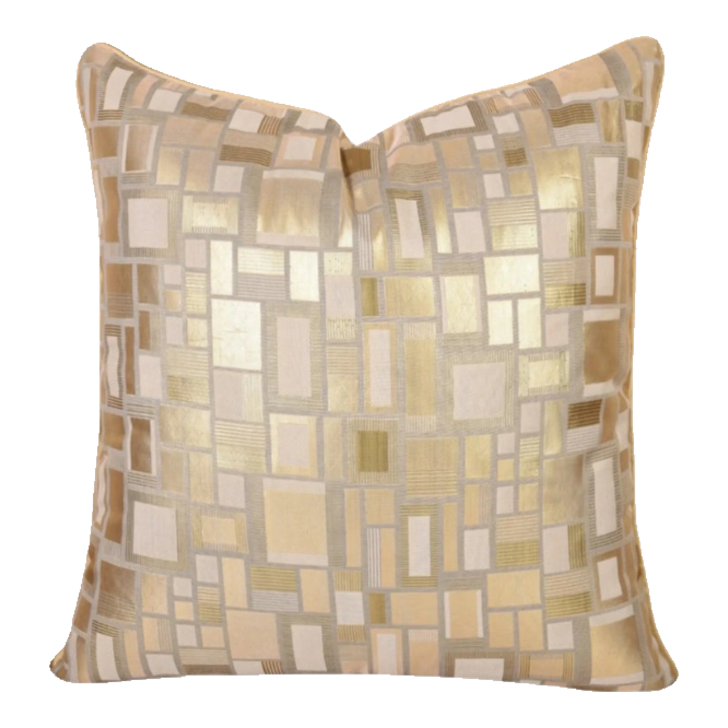 Vỏ Gối Lụa Jacquard Aurea Mosaic 50
