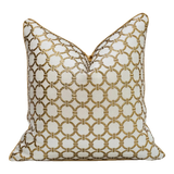 Vỏ Gối Lụa Jacquard D'Or Orion Chain Motif 45