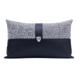 Gối Tweed Leather Midnight Sentinel Panther 30X50