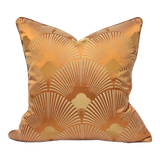 Vỏ Gối Jacquard Tangerine D'Or Art Déco Fan 45