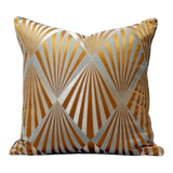 Vỏ Gối Lụa Jacquard Aurum Sunburst 45
