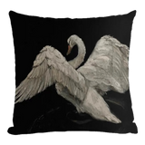Vỏ Gối Canvas Fiber Flying Savoir Swan 45