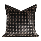 Vỏ Gối Nhung Argent Velvet Cannage Enigma 45