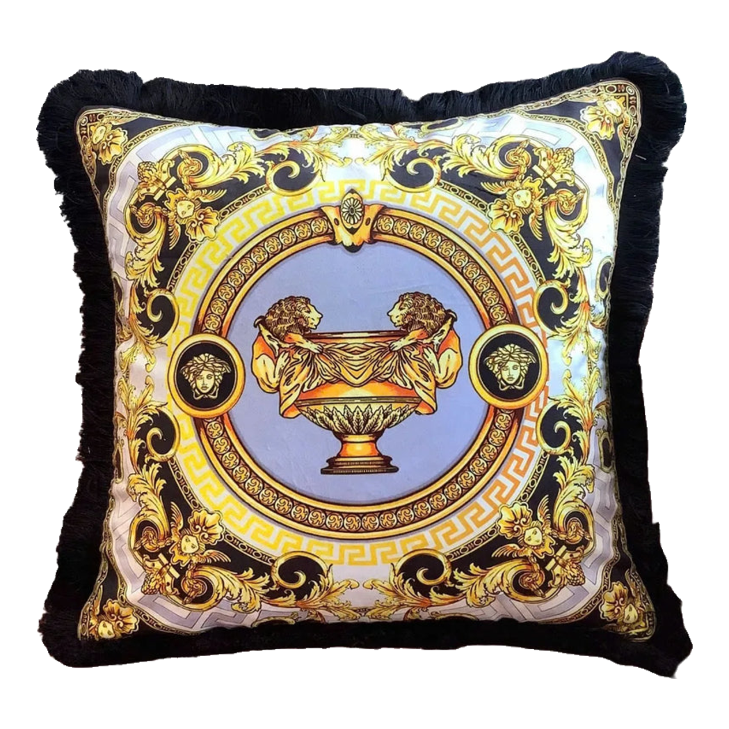 Maison Couture - Vỏ Gối Nhung Chenille V Class Medusa - La Coupe Des Dieux - Prestige Gala 45