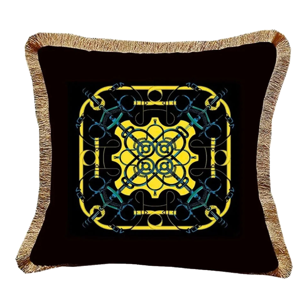 Vỏ Gối Nhung Noir Eperon D'Or 45.