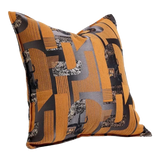 Vỏ Gối Jacquard Orange Silk Gallop 50x50-VỎ GỐI-Đối tác tại Trung Quốc theo từng đơn đặt hàng-CẬU HAI HOME DECOR