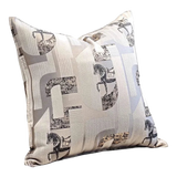 Vỏ Gối Jacquard White Silk Gallop 50x50