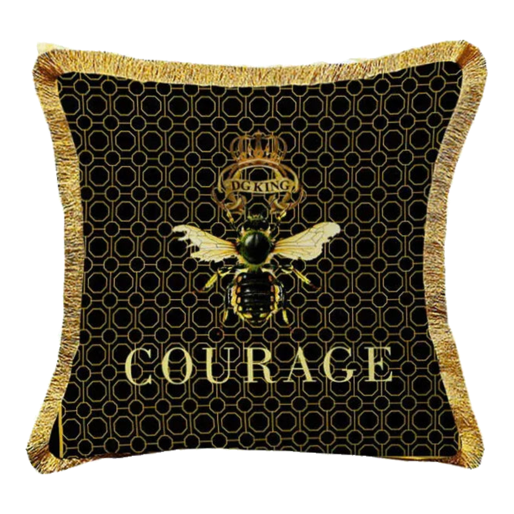 Vỏ Gối Sofa Nhung Golden Bee 45.