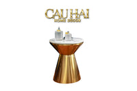 Bàn Sofa Cao Cấp Frederick - Frederick Marble Side Table 45x55-BÀN SOFA-CẬU HAI HOME DECOR