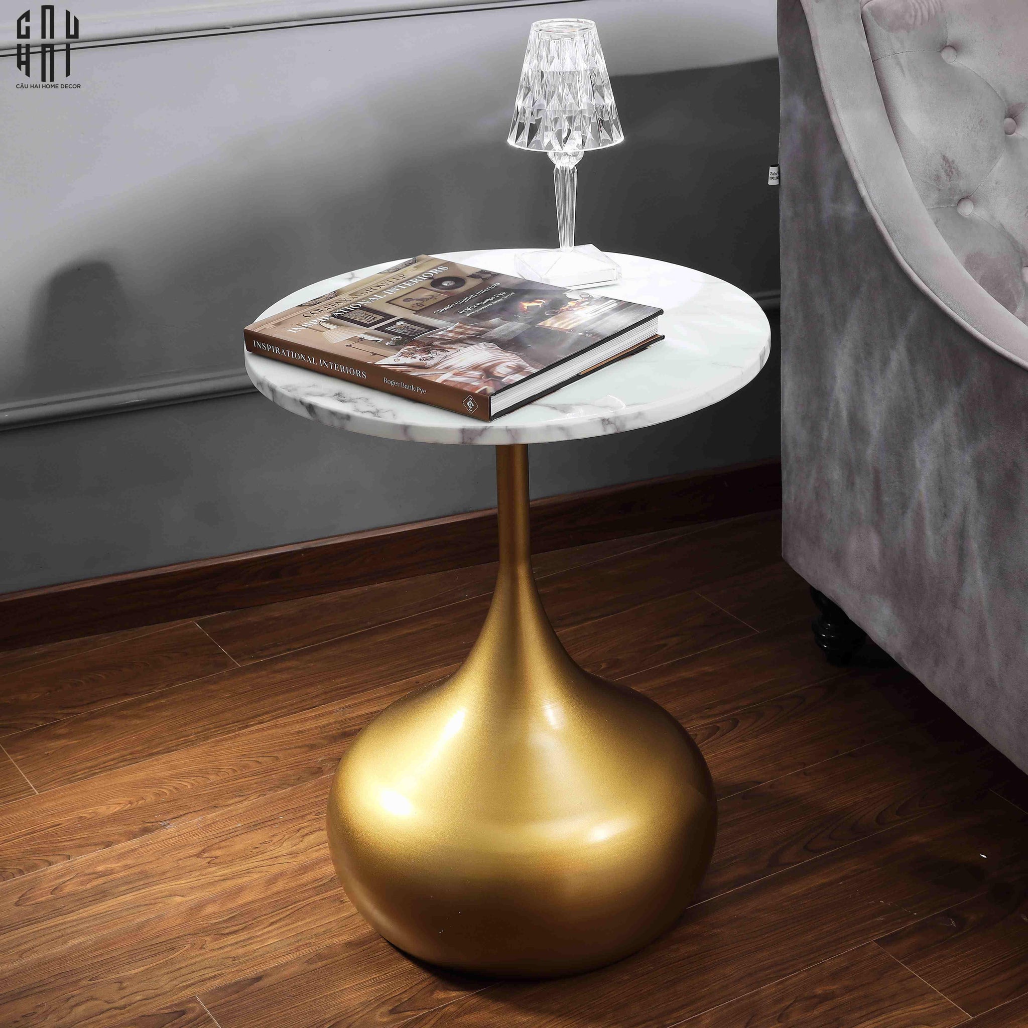Bàn Sofa Kilian Side Table Ss25 63x50-BÀN SOFA-CẬU HAI HOME DECOR