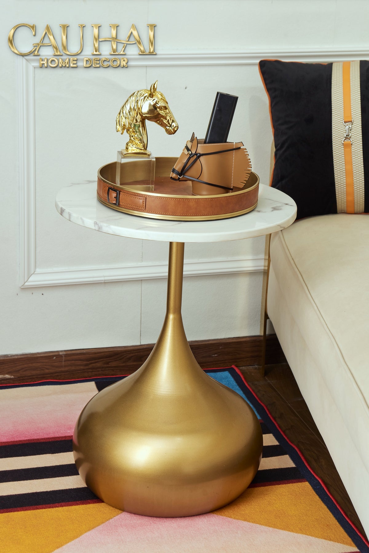 Bàn Sofa Kilian Side Table Ss25 63x50-BÀN SOFA-Đối tác tại Trung Quốc theo từng đơn đặt hàng-CẬU HAI HOME DECOR