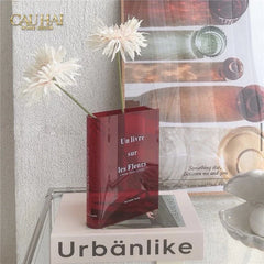 Bình Hoa Acrylic Book About Flower-CẬU HAI HOME DECOR
