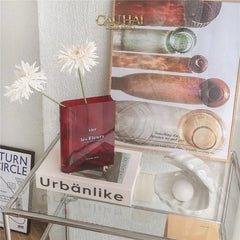 Bình Hoa Acrylic Book About Flower-CẬU HAI HOME DECOR