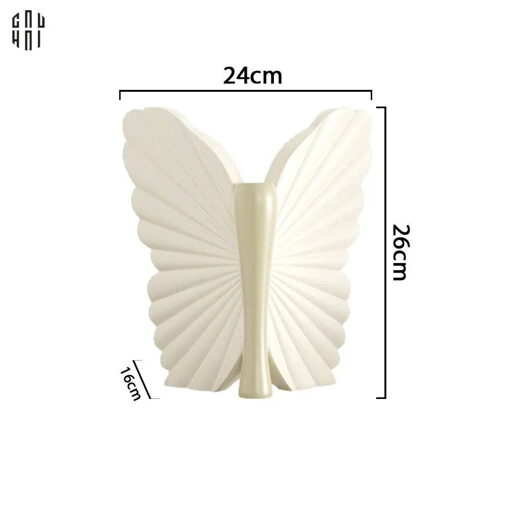 BÌNH HOA BUTTERFLY WINGS - BEIGE - ANGEL IN BLOOM SS25