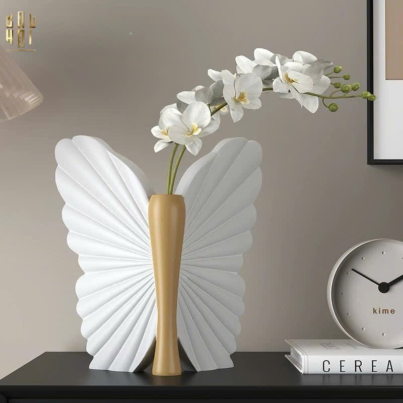 BÌNH HOA BUTTERFLY WINGS - BEIGE - ANGEL IN BLOOM SS25