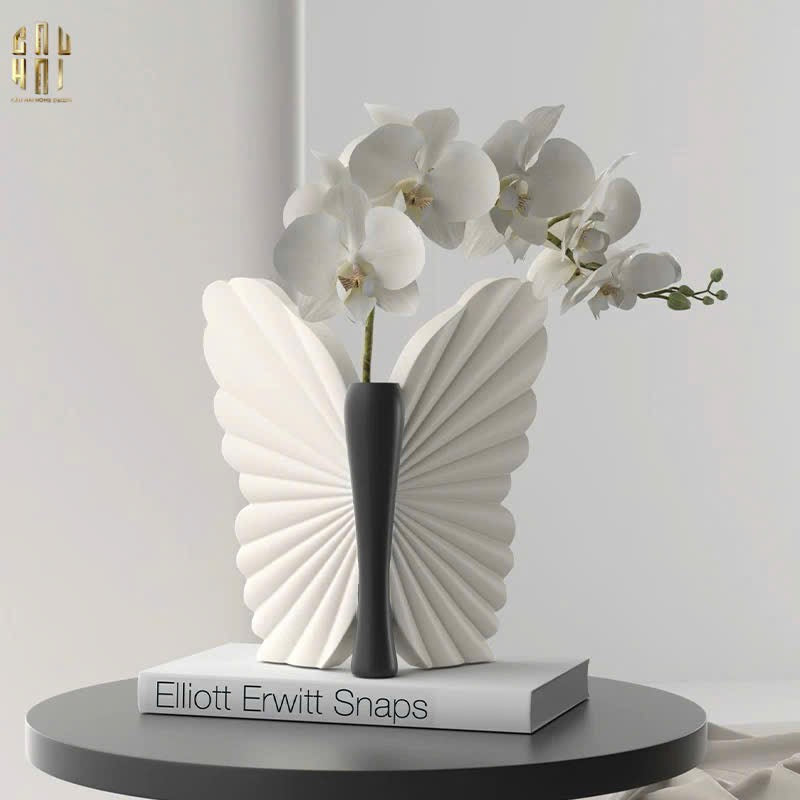 BÌNH HOA BUTTERFLY WINGS - BLACK - ANGEL IN BLOOM SS25
