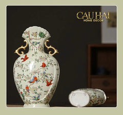 Bình Hoa Cổ Phong Jardin Oriental Duo H30/H40-BÌNH HOA-CẬU HAI HOME DECOR