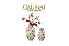 Bình Hoa Cổ Phong Jardin Oriental Duo H30/H40-BÌNH HOA-CẬU HAI HOME DECOR
