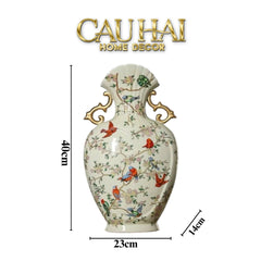 Bình Hoa Cổ Phong Jardin Oriental Duo H30/H40-BÌNH HOA-CẬU HAI HOME DECOR